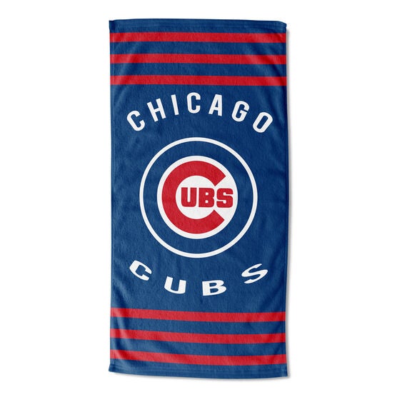 Cubs Stripes Beach Towel, MULTI, hi-res image number null