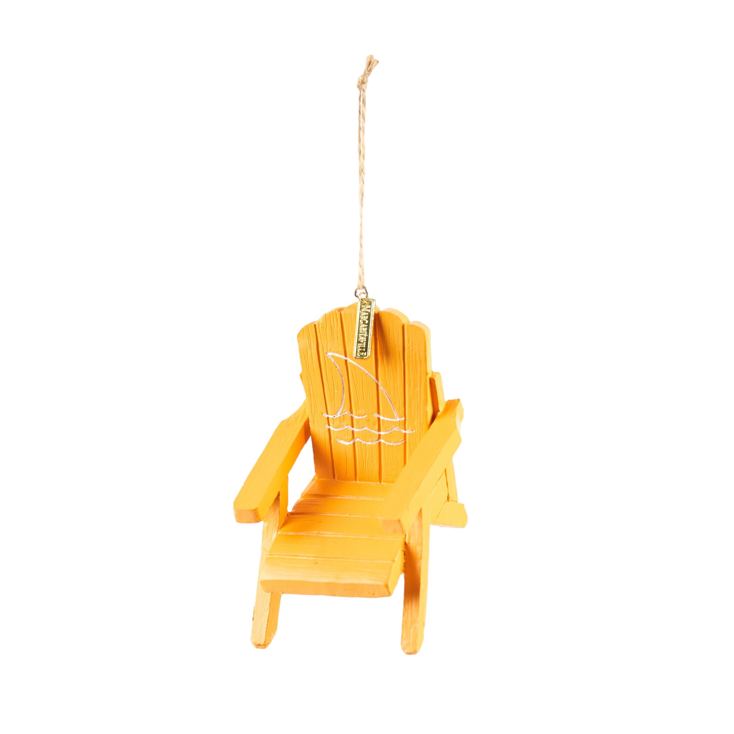 Margaritaville Adirondack Chair Ornament (Set of 3), ORANGE BLUE PINK, alternate image number 4