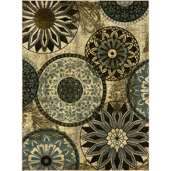 Inspired India Light Multi 7' 6" X 10', MULTI, hi-res image number null