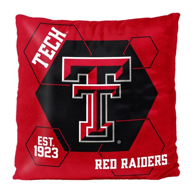 Texas Tech Connector Velvet Reverse Pillow, MULTI, hi-res image number 0