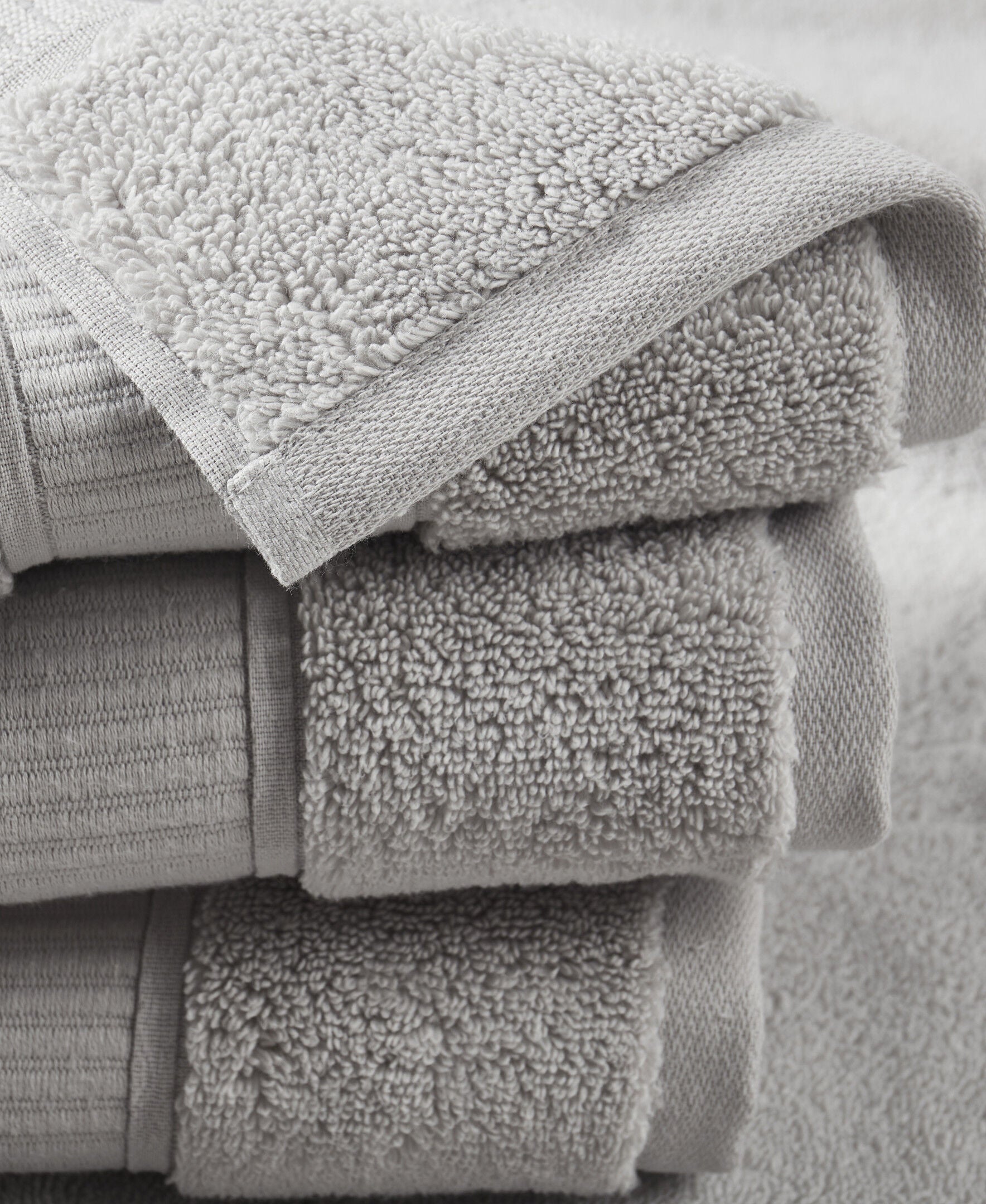 BELMORE 6PC. TOWEL SET, PLATINUM, alternate image number 5