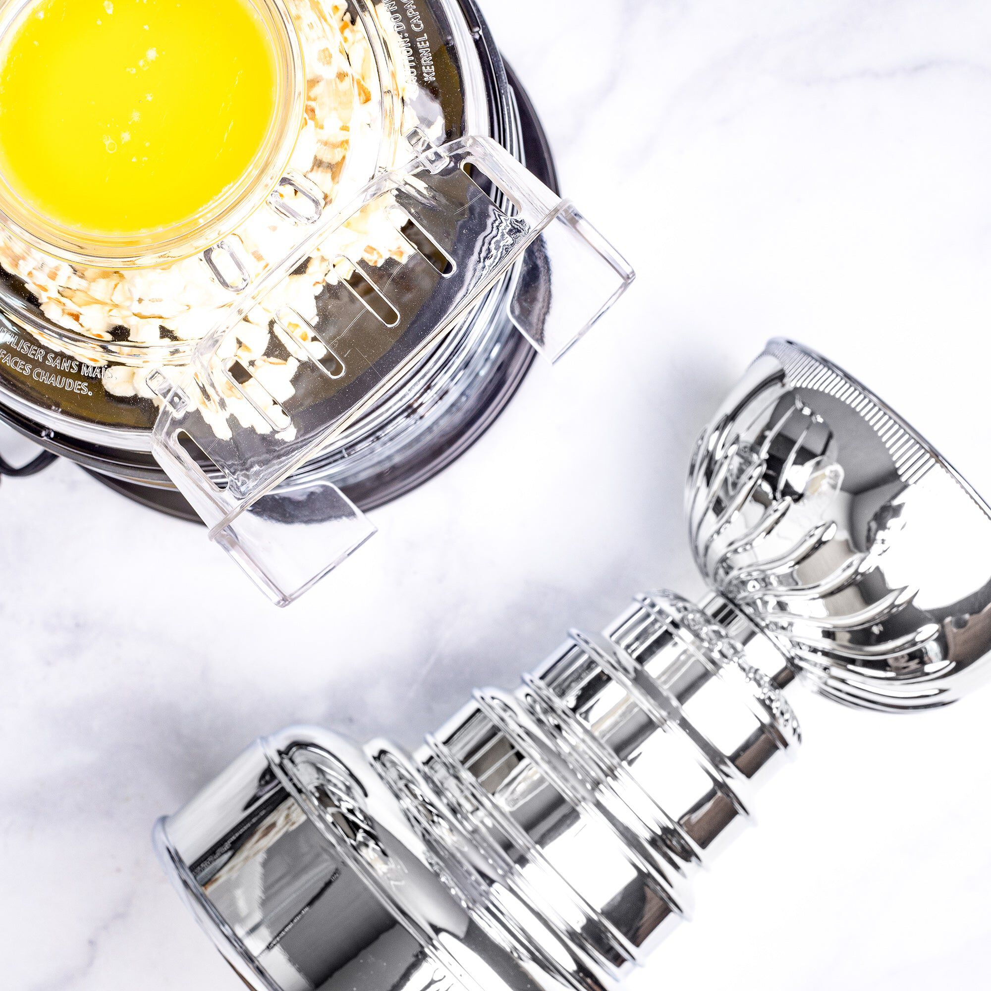 National Hockey League Stanley Cup Hot Air Popcorn Maker, SILVER, hi-res image number 0