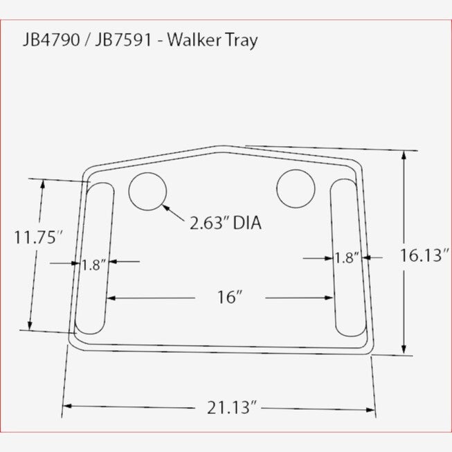 Walker Tray, , alternate image number null