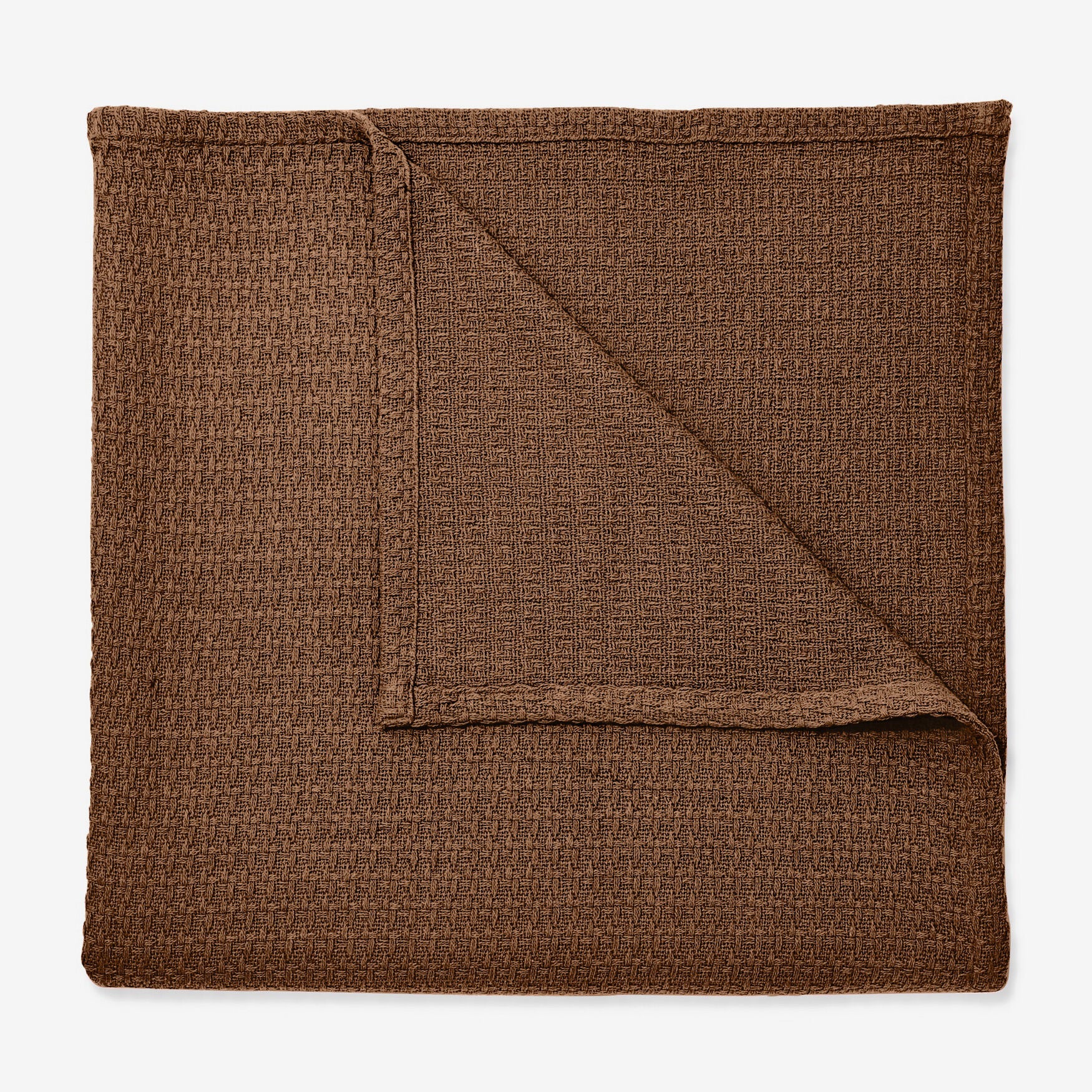 BH Studio Cotton Blanket, CHOCOLATE, on-hover image number 1
