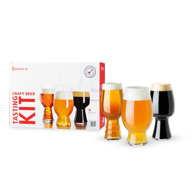 Craft Beer Tasting Kit (Set Of 3), CLEAR, hi-res image number null