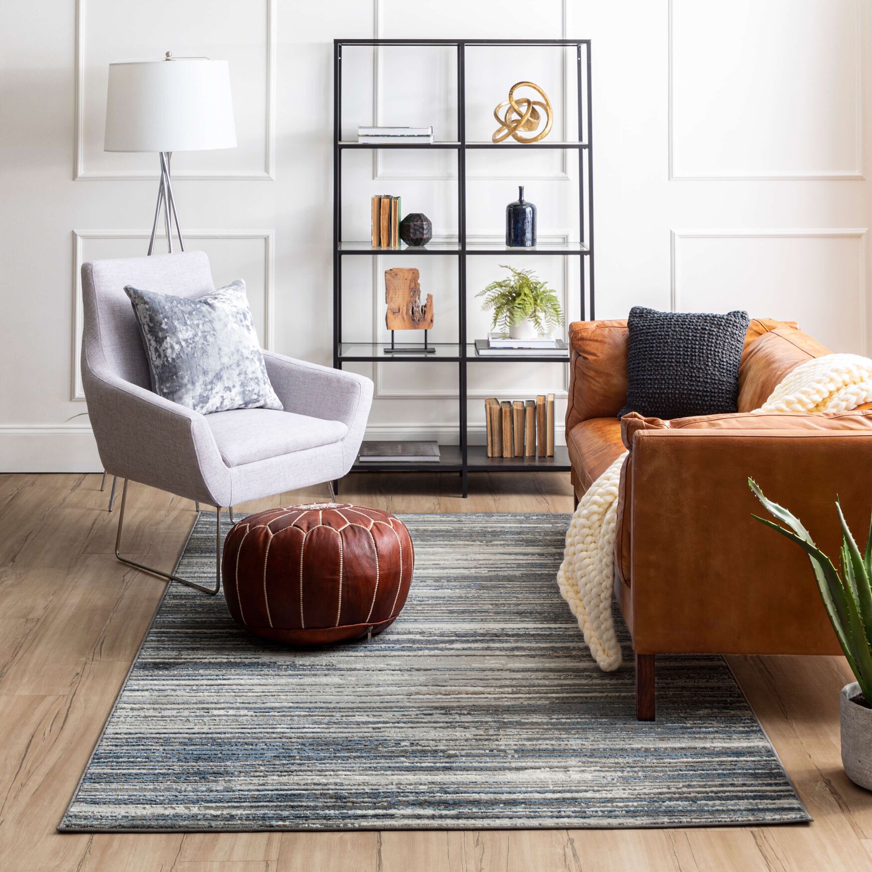 Furie Stripe Area Rug, , alternate image number 14