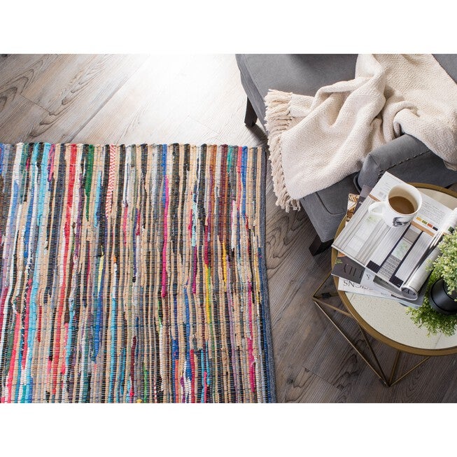 Multicolor Rag Rug 50X80 Cm Floor Coverings, , alternate image number 6