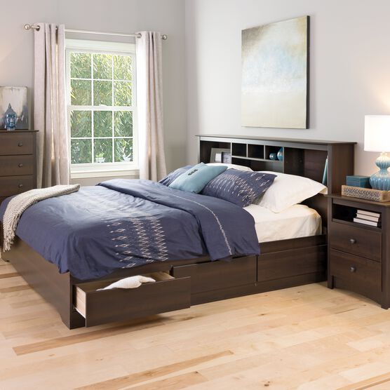 King Mate’s Platform Storage Bed with 6 Drawers, , alternate image number null