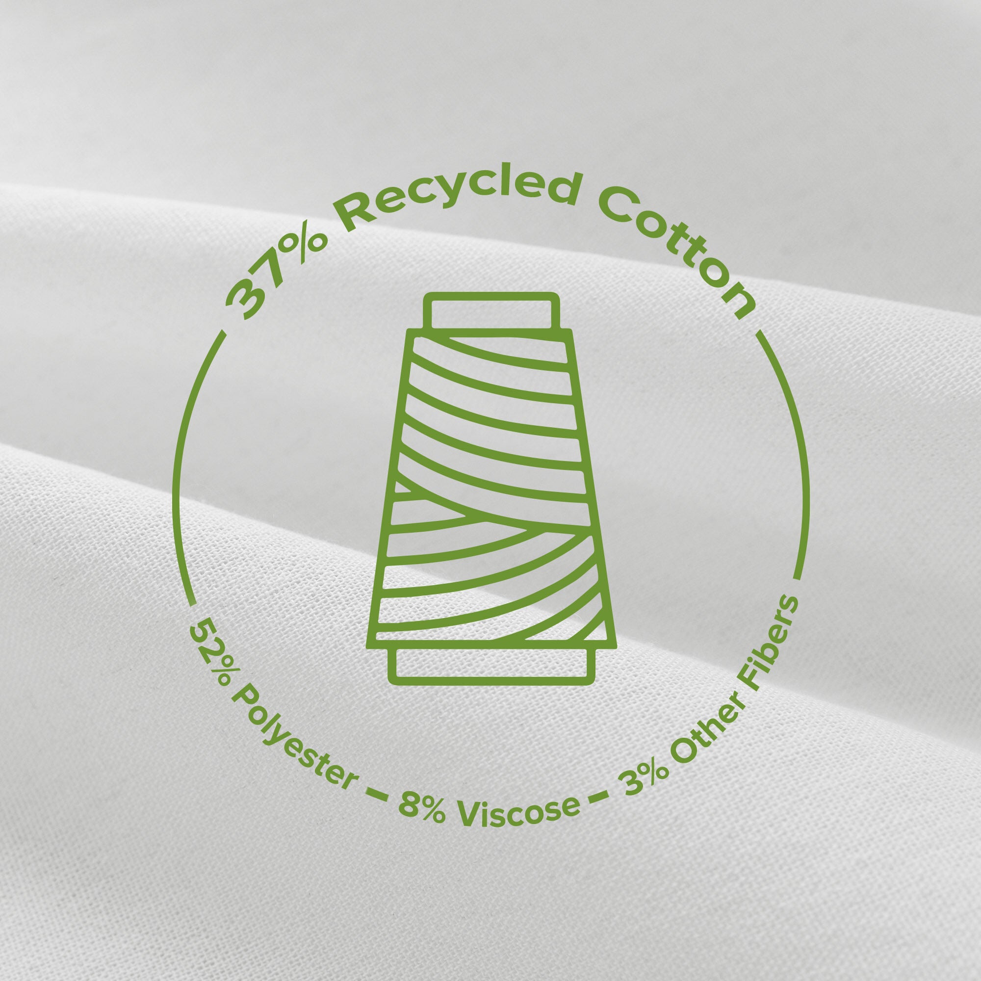 Recycled Cotton Blend Ruffle Tie Top Curtain Pair, WHITE, alternate image number 3