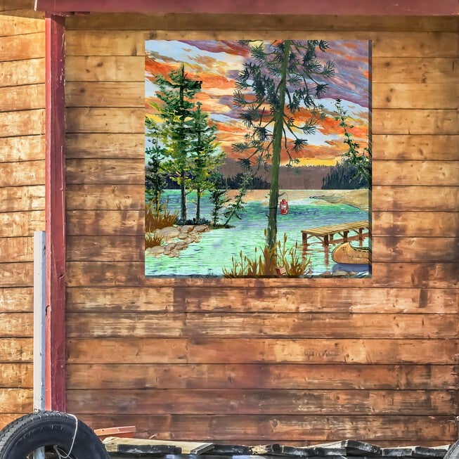SUMMER CAMP OUTDOOR ART 24X24, , on-hover image number 1