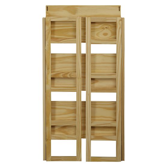 3-Shelf Folding Student Bookcase 20.75" Wide-Natural, , alternate image number null