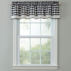 Buffalo Check Rod-Pocket Valance