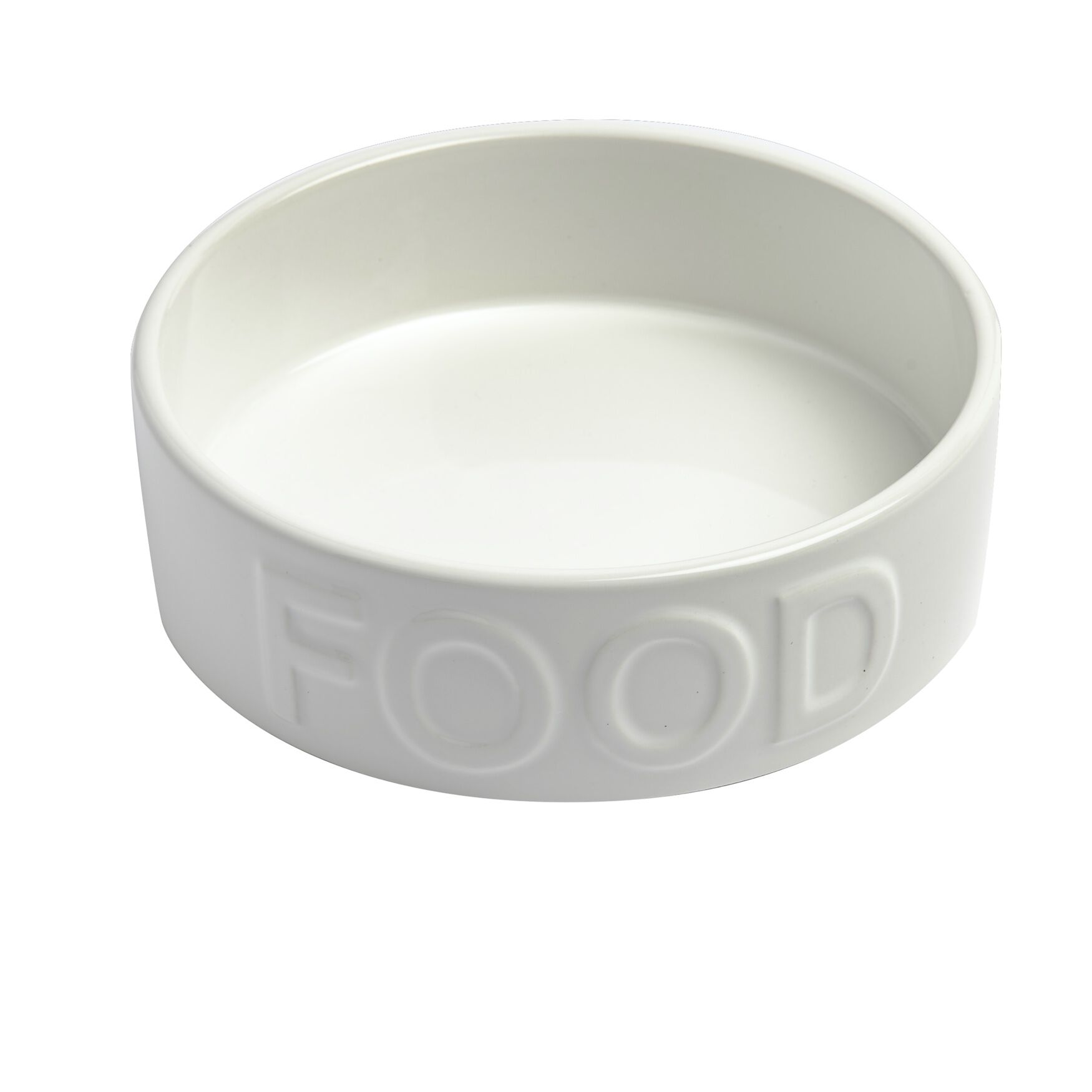 Set Of Two Classic Food Pet Bowls Pet, WHITE, hi-res image number 0