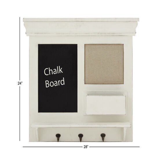 White Farmhouse Abstract Wood Wall Décor, , alternate image number null