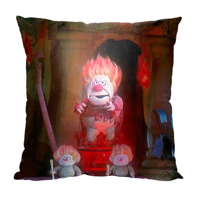 Wb Year Without A Santa Claushail Heat Miser 18X18 Printed Throw Pillow, O, hi-res image number null