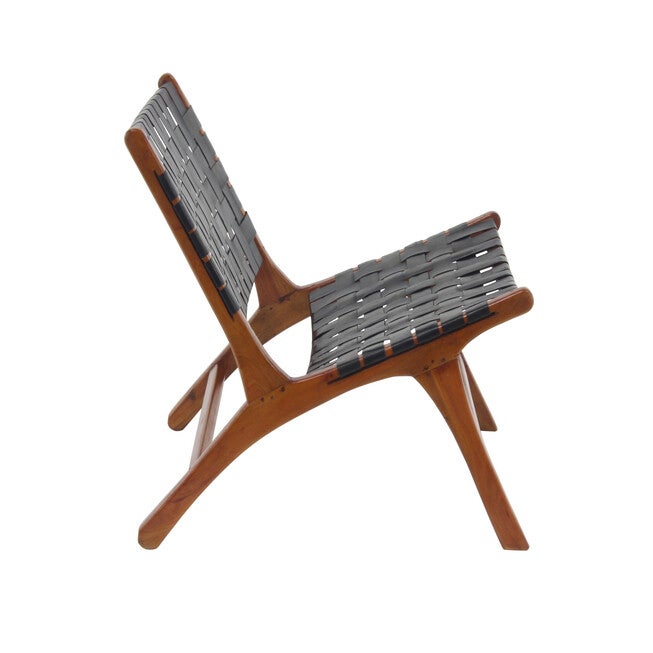 Black Mahogany Contemporary Accent Chair Accent Chair, , alternate image number 2