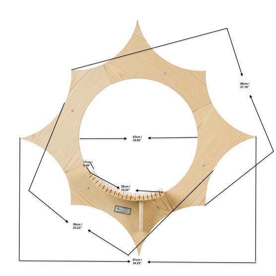 Sun Shape Cat Wall Shelves, , alternate image number null