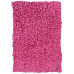 Flokati Fushcia Rug