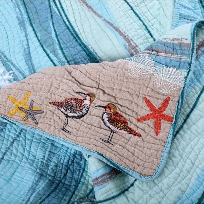 Maui Quilted Throw Blanket, , alternate image number 2