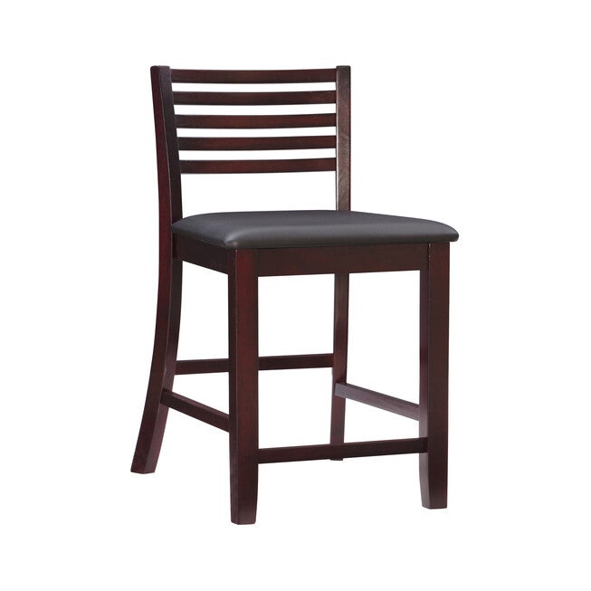 Triena Collection Ladder Counter Stool 24, BROWN, hi-res image number 0
