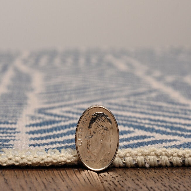Washable Cayden Ivory/Blue Rug, , alternate image number null