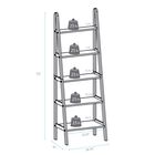 5-Shelf Ladder Bookcase-Espresso, , alternate image number null