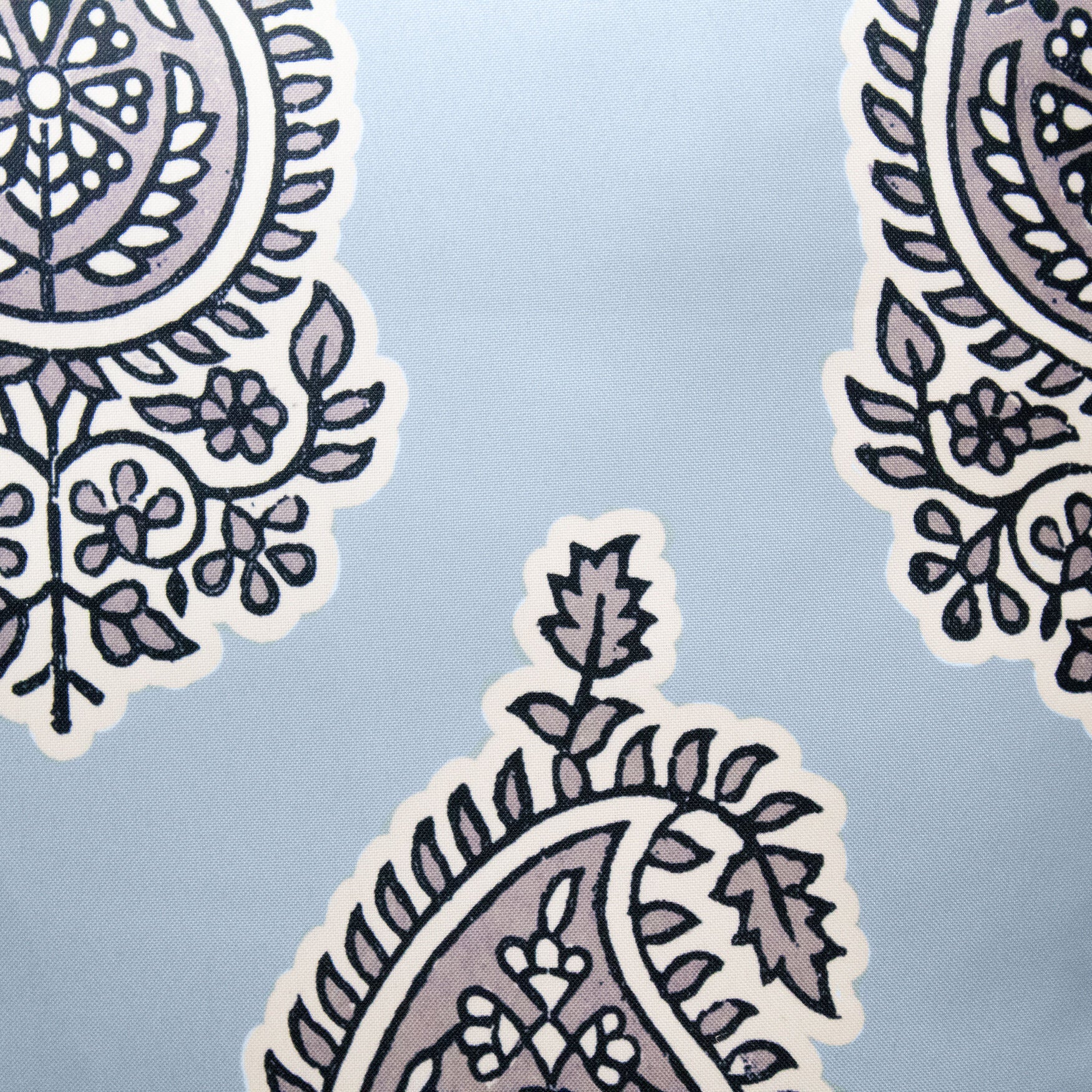 Indoor/Outdoor Reversible Jaipur Print Decorative Throw Pillow 18X18, Turq/Leaf, , alternate image number 13