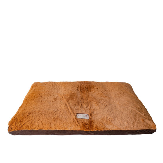 Extra Large Pet Dog Bed Mat With Poly Fill Cushion, BROWN, hi-res image number null