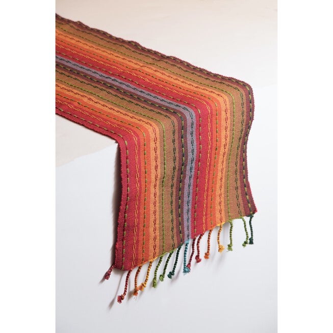 PHOENIX TABLECLOTHS RUNNER, RED, hi-res image number null