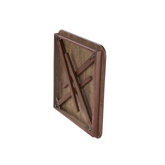 Straight Edge Wood Folding Card Table, , on-hover image number null