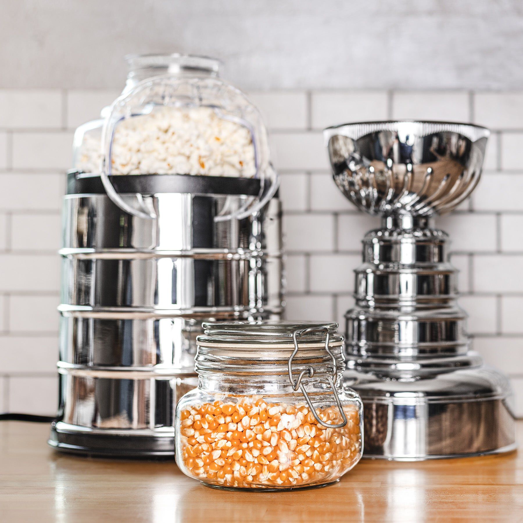National Hockey League Stanley Cup Hot Air Popcorn Maker, SILVER, alternate image number 3