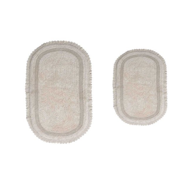 Auburn 2 Piece Reversible Bath Rug Collection, IVORY, hi-res image number 0