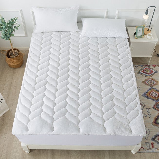 Micro-Mink Down Alternative 1 In. Mattress Topper Mattress Toppers, , alternate image number null