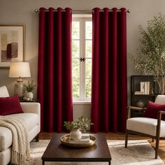 Polyester Room Darkening Curtains