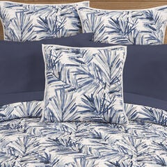 Palm Beach 20" Square Quilted Decorative Throw Pillow