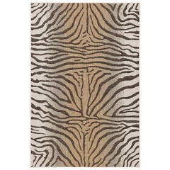 Carmel Zebra Indoor/Outdoor Area Rug Sand