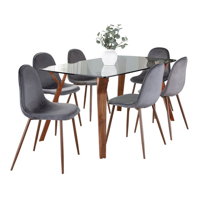 Folia Pebble Dining Set - 7 Piece, , on-hover image number 1
