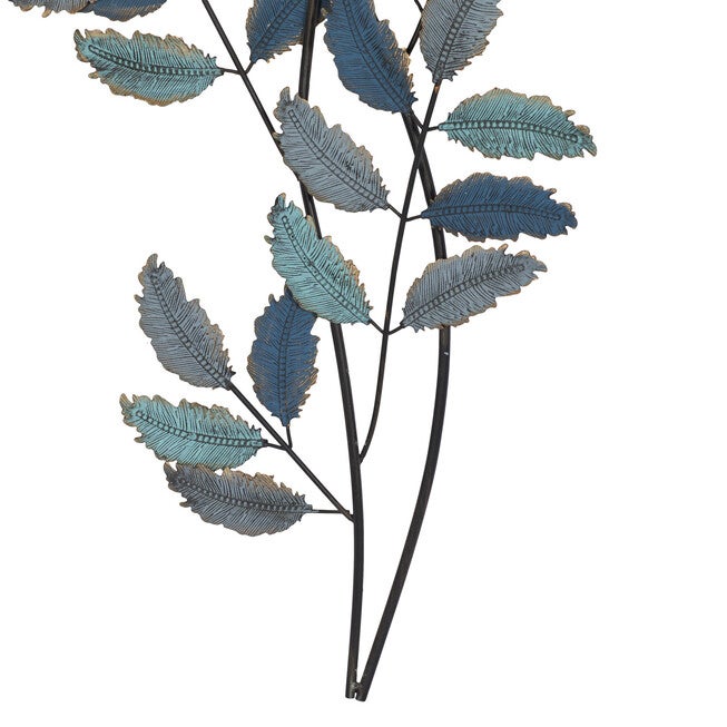 Blue Metal Traditional Floral Wall Decor, , alternate image number 3
