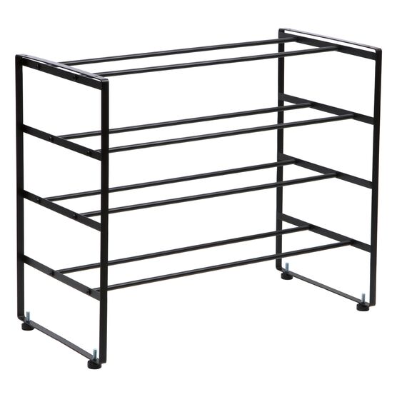 4 Tier Stackable Shelf Shoe Rack, , alternate image number null