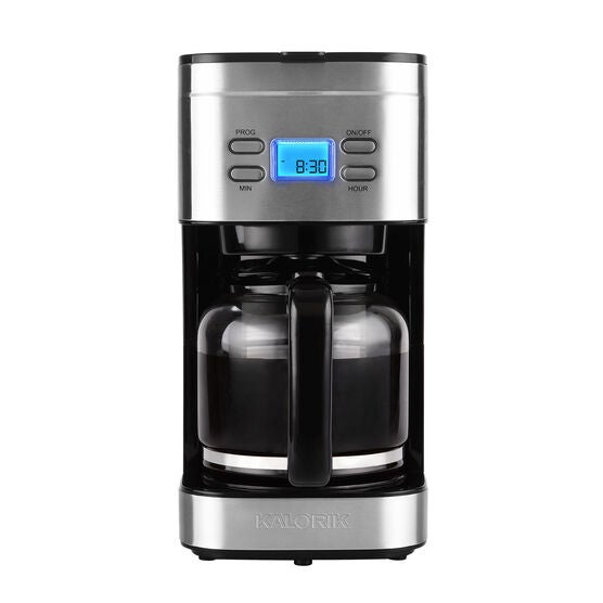 Kalorik Programmable 12 Cup Coffee Maker, Stainless Steel, , alternate image number null