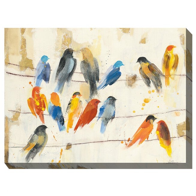 CHITTER CHATTER OUTDOOR ART 40X30, MULTI, hi-res image number 0
