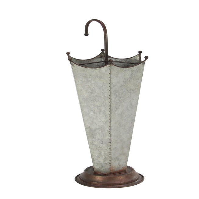 Grey Metal Farmhouse Storage Basket Storage Basket, , alternate image number null