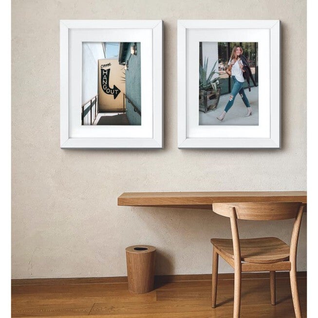 Black Wood Picture Frame With Mat 11X 14, , alternate image number 8