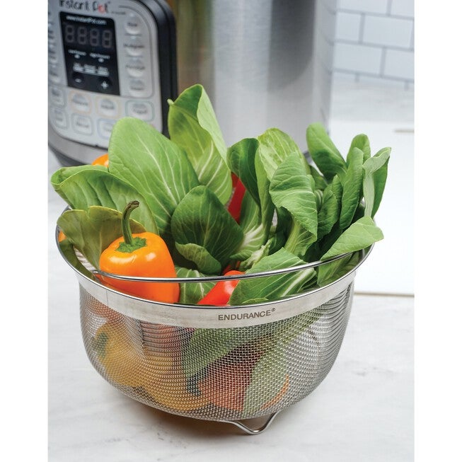 Mesh Basket - Folding Handles - 3qt, , alternate image number 4