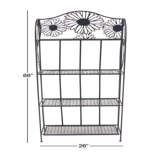 Black Iron Traditional Baker'S Rack, , alternate image number null