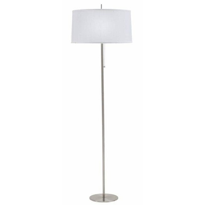 68 inches Brushed Steel Steel Floor Lamp, , on-hover image number 1