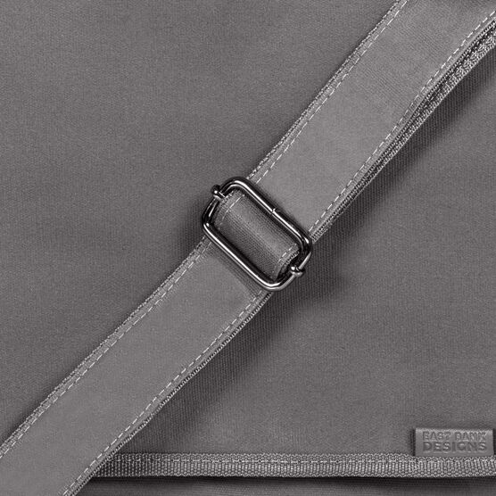 Wax Canvas Messenger Bag, Charcoal, 50-Pound Capacity, , alternate image number null