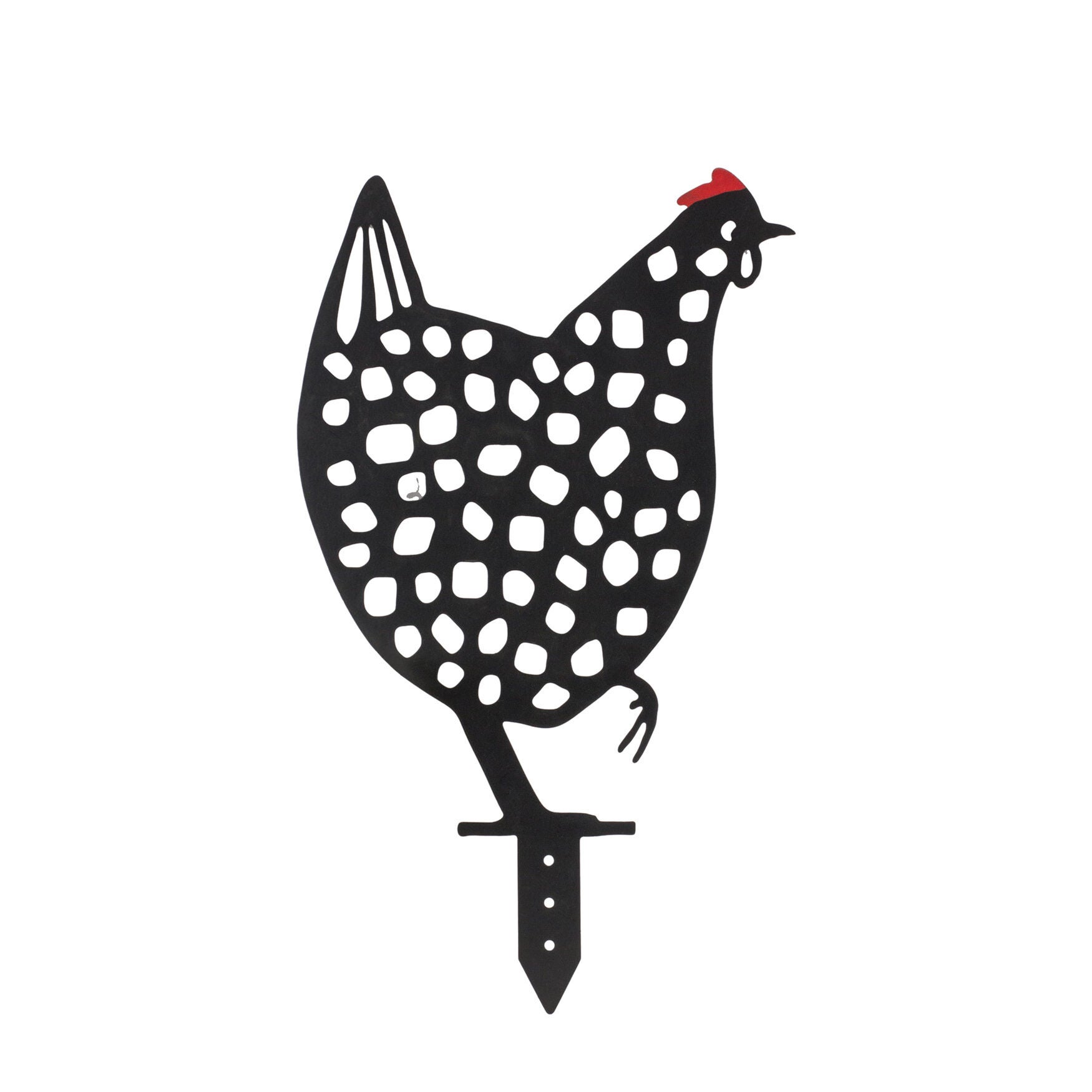 Punched Metal Chicken Garden Stake (Set Of 4), , on-hover image number 1