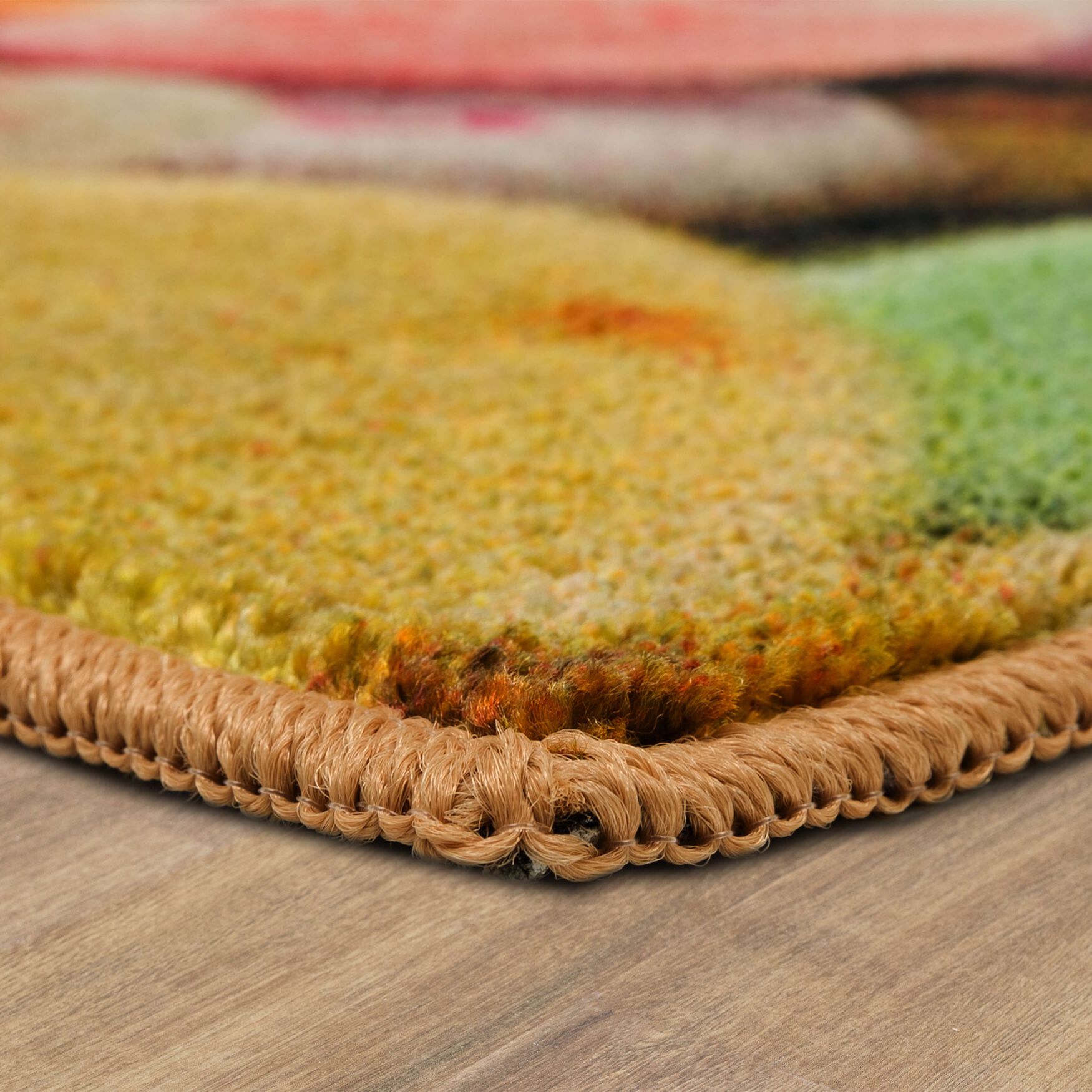 Kiss Me Candy Multi Kitchen Rug, , on-hover image number 1