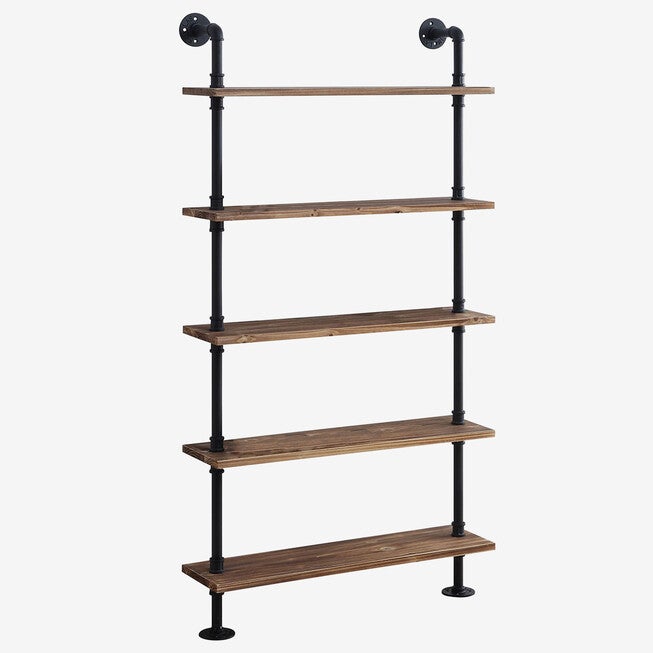 Anacortes Five Shelf Piping, BLACK, hi-res image number 0